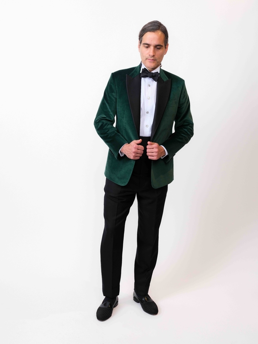 Green Velvet Tuxedo