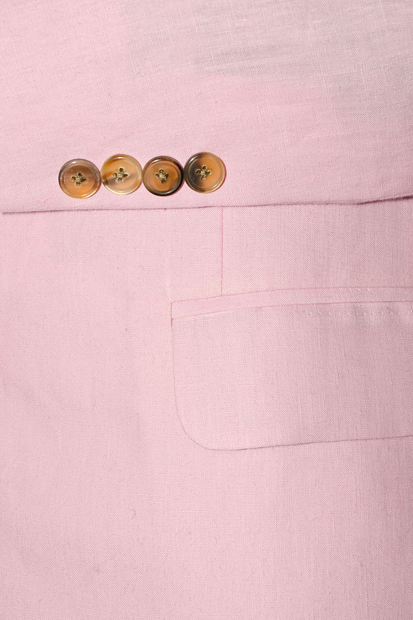 Image of Pink Irish Linen Suit