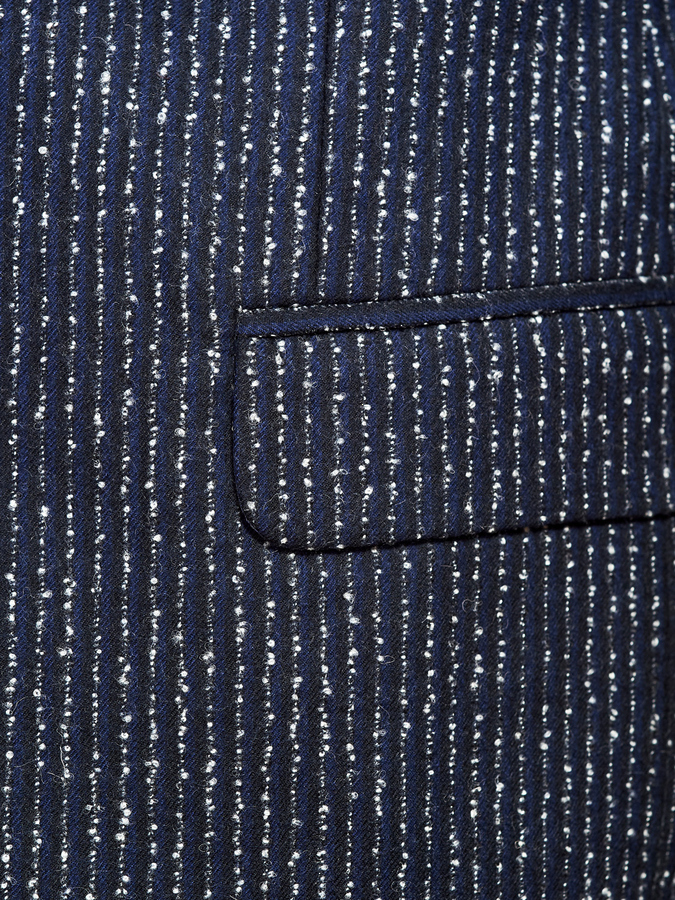 Image of Navy Nucky Stripe Flannel