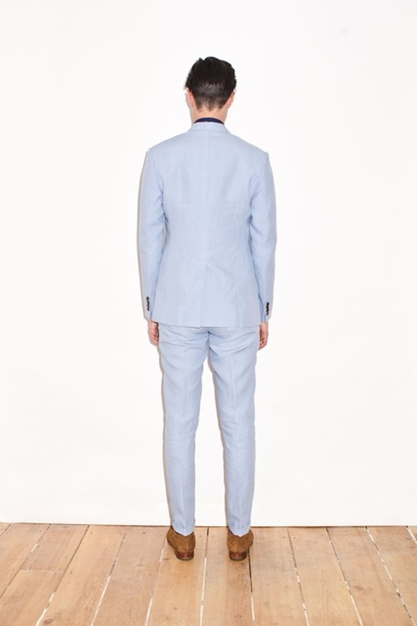 Image of Sky Blue Irish Linen Suit