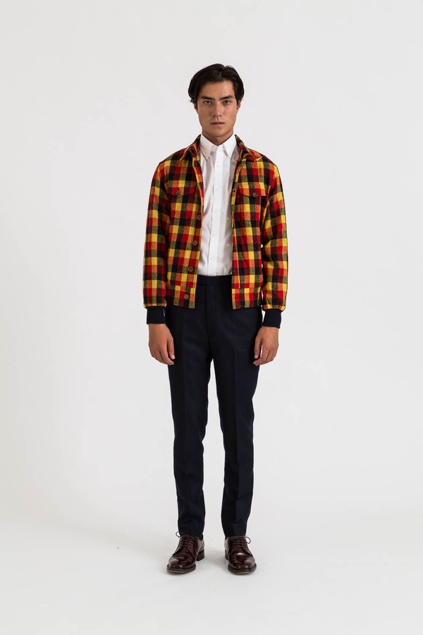 Image of Wool Check Bomber